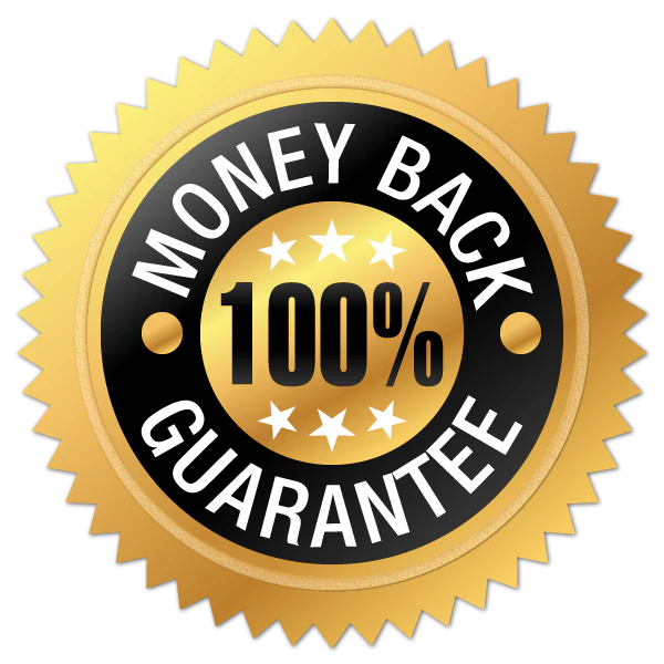 100% Satisfaction Guaranteed Risk-Free 60-Day Money Back Guarantee